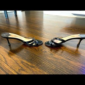 Jimmy Choo patten black low heel  7.5